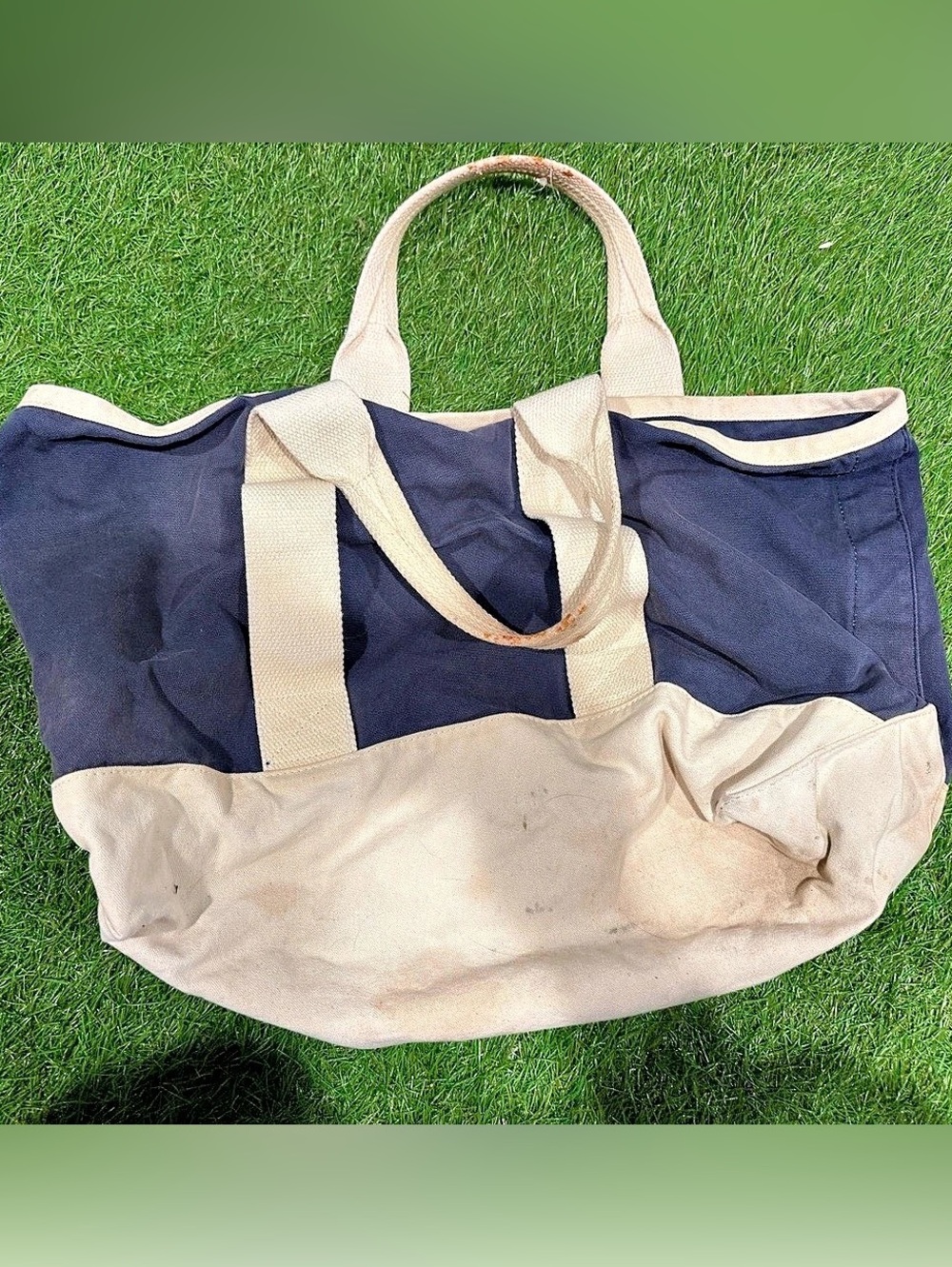 Polo Sport Duffel Bag Blue & Cream - Picture 3 of 6